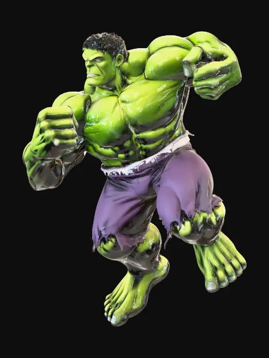 3D model for Hulking Fury