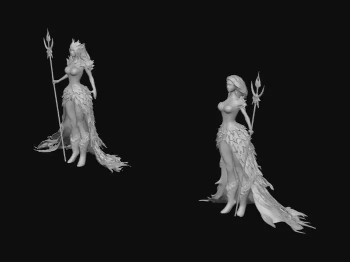 3D model for fire and ice