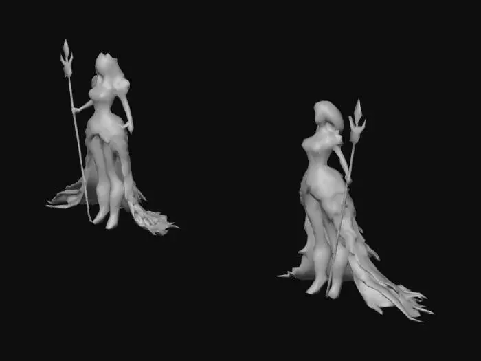 3D model for fire and ice