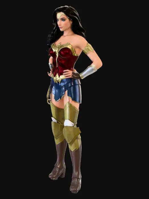 3D model for Warrior of Justice
