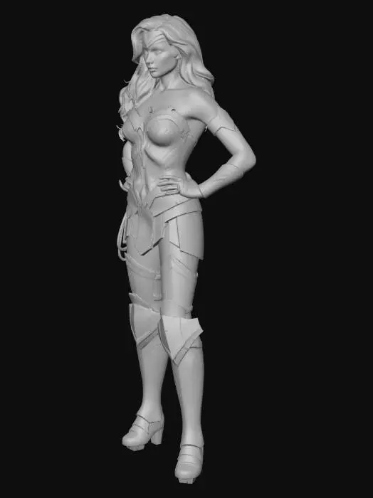 3D model for Warrior of Justice