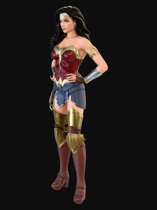 3D model for Warrior of Justice