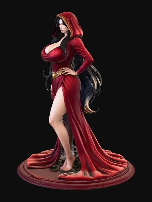 3D model for The Enchantress in Scarlet