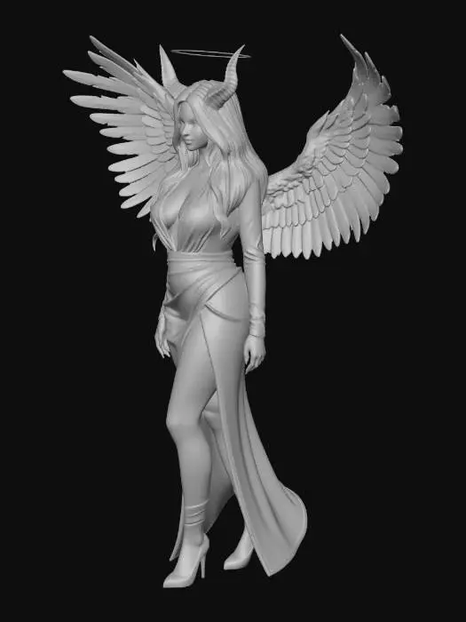 3D model for Crimson Seraph