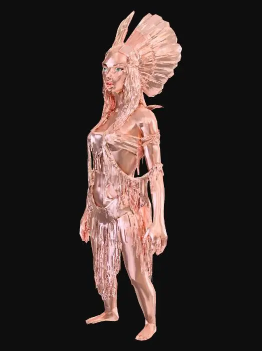 3D model for Warrior of the Elements