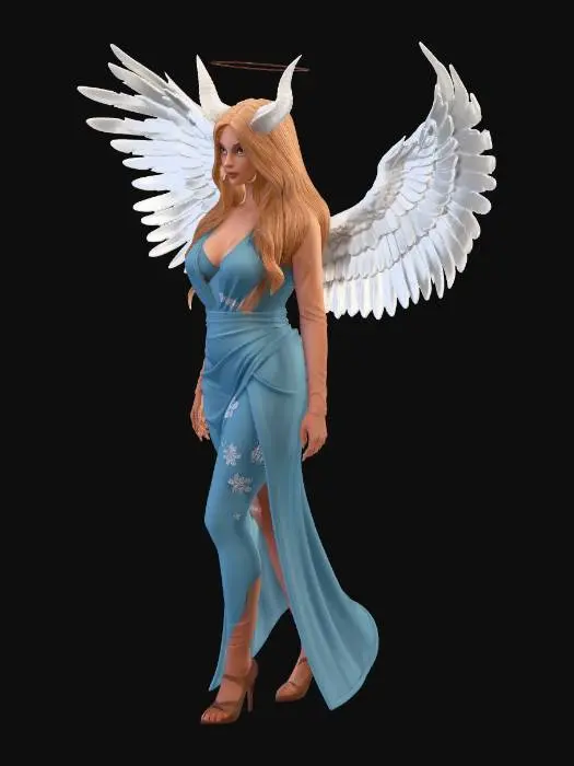 3D model for Crimson Seraph