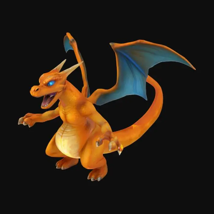3D model for Charizard in Action