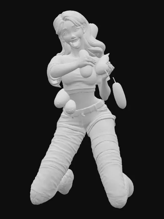 3D model for Hotdog Happiness, #food#