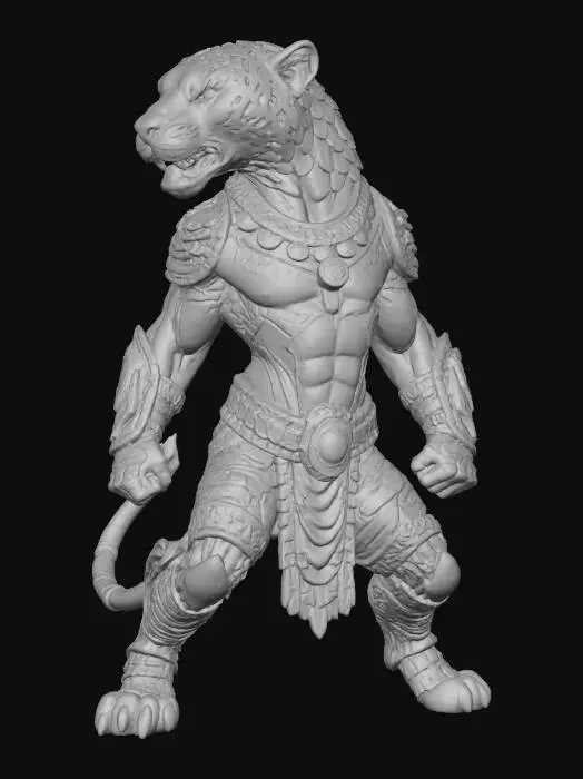 3D model for Jaguar Warrior