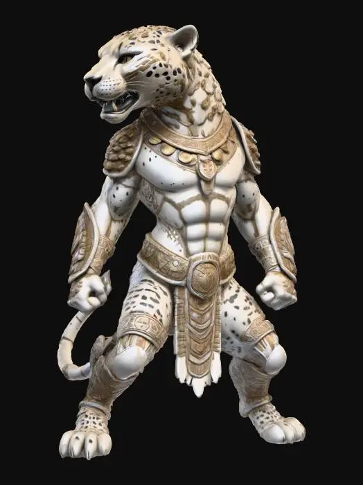3D model for Jaguar Warrior