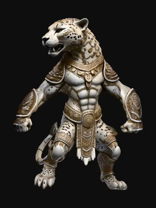 3D model for Jaguar Warrior
