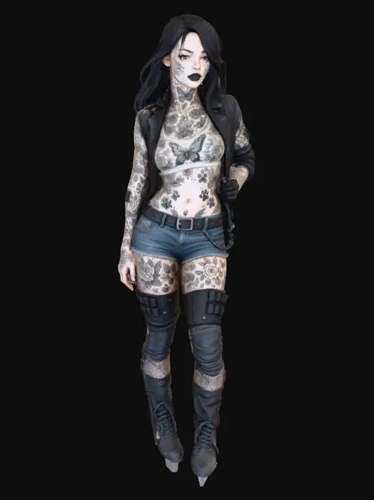 3D model for Ink and Shadows, #Halloween2025#