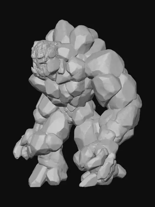 3D model for Stone Guardian