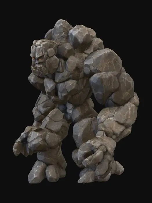 3D model for Stone Guardian