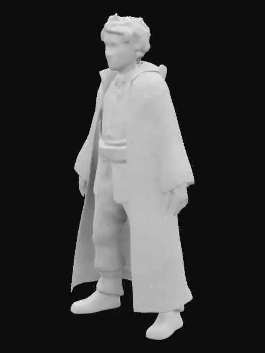 3D model for Highly Detailed, Ultra Realistic Frodo character from lord of the rings, A-Pose, T-Pose