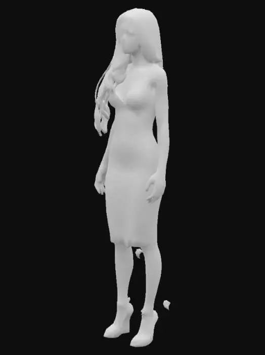 3D model for Highly Detailed, Ultra Realistic Selena Gomez, Full Body, A-pose.