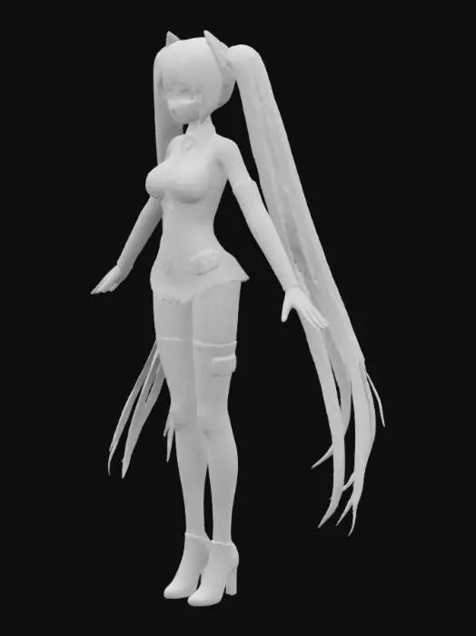 3D model for 初音ミク
