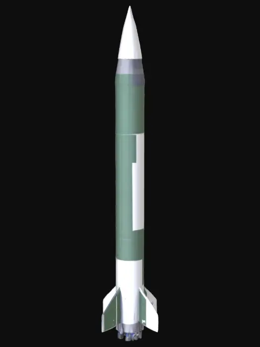 3D model for Generate a Brahmos missile