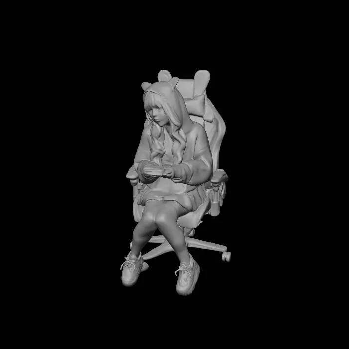 3D model for Pastel Kitty Gamer