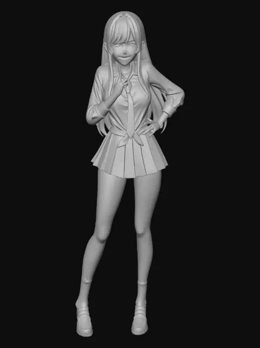 3D model for Peace Sign in Plaid