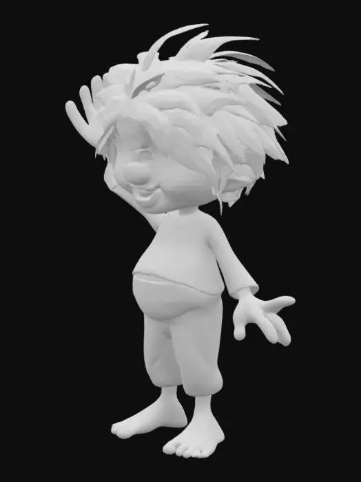 3D model for Colorful Rascal Pumuckl