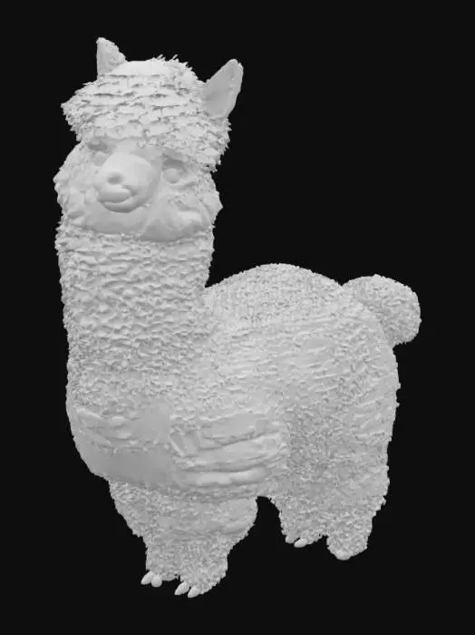 3D model for Colorful Alpaca in the Clouds