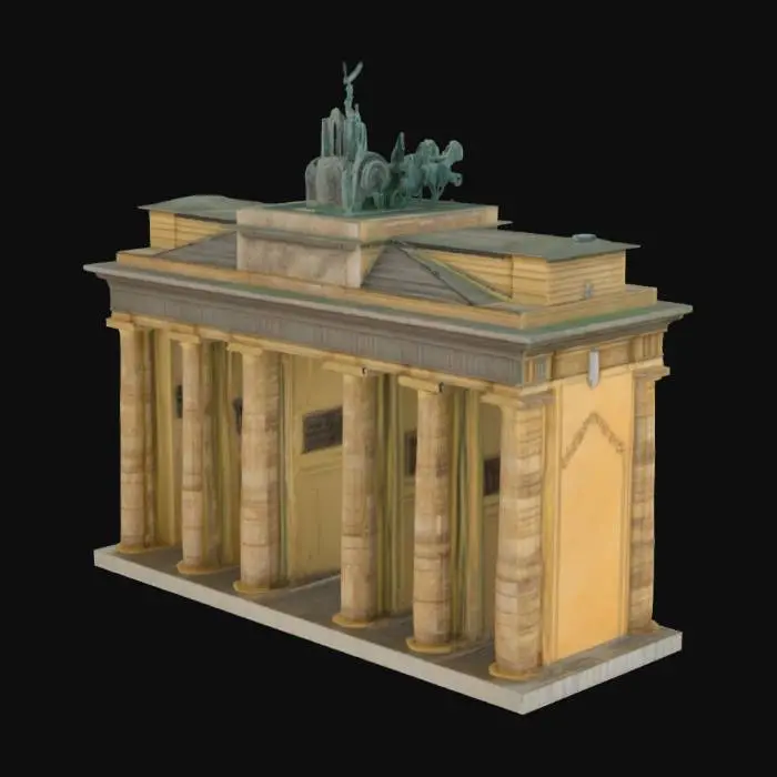3D model for Brandenburg Gate Model