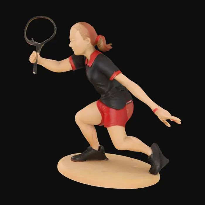 3D model for Badminton Player Figurine