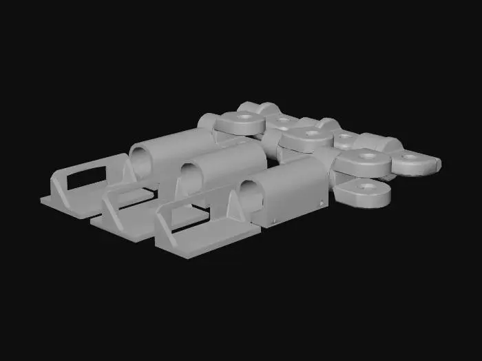 3D model for SSP_1 in and 1.25 elbow 3pcs