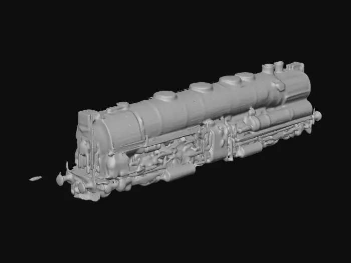 3D model for armored-locomotive