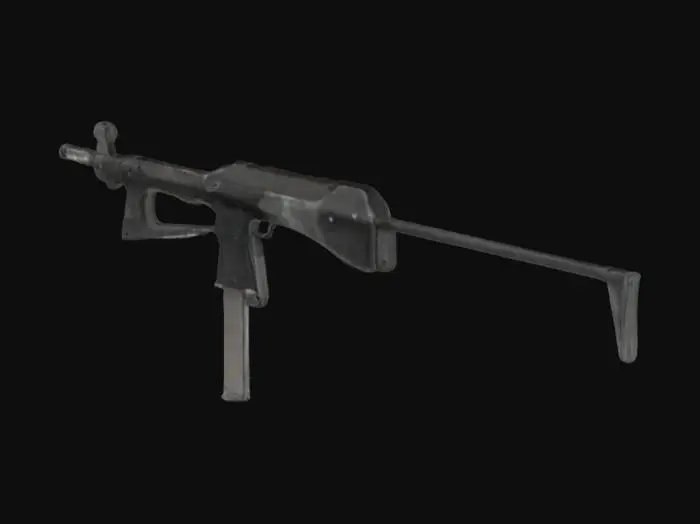 3D model for Submachine Gun