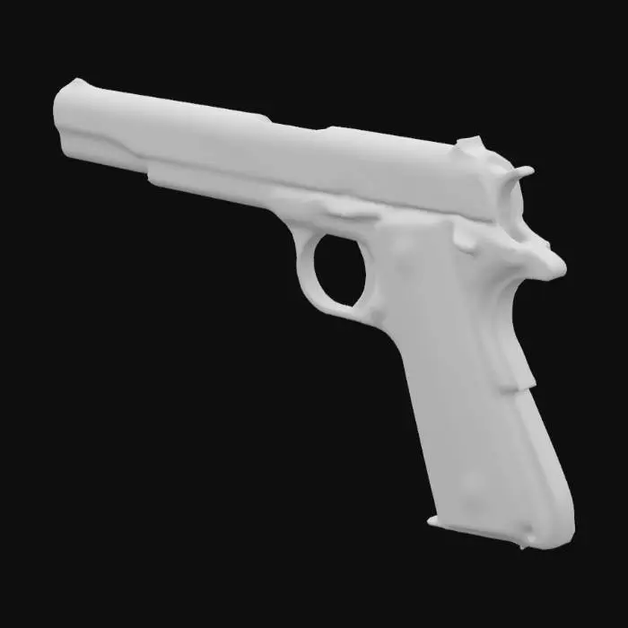 3D model for Handgun Silhouette