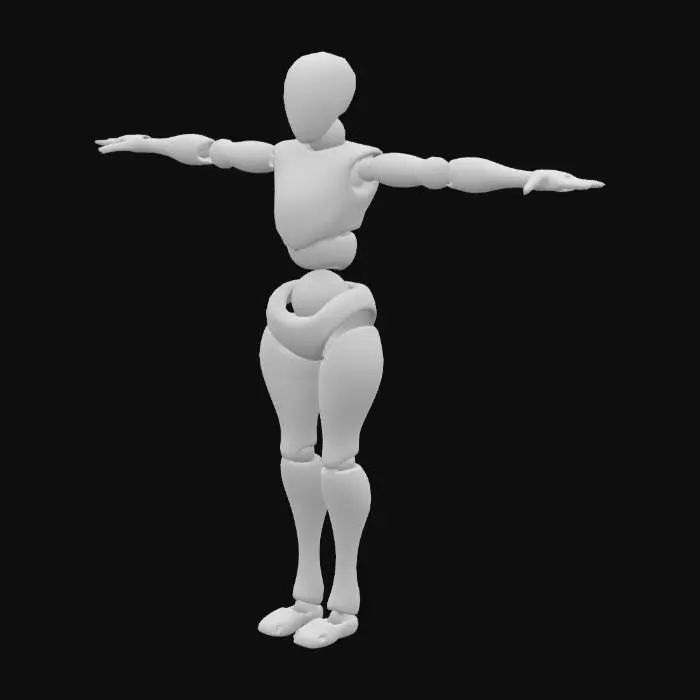 3D model for Mannequin Pose