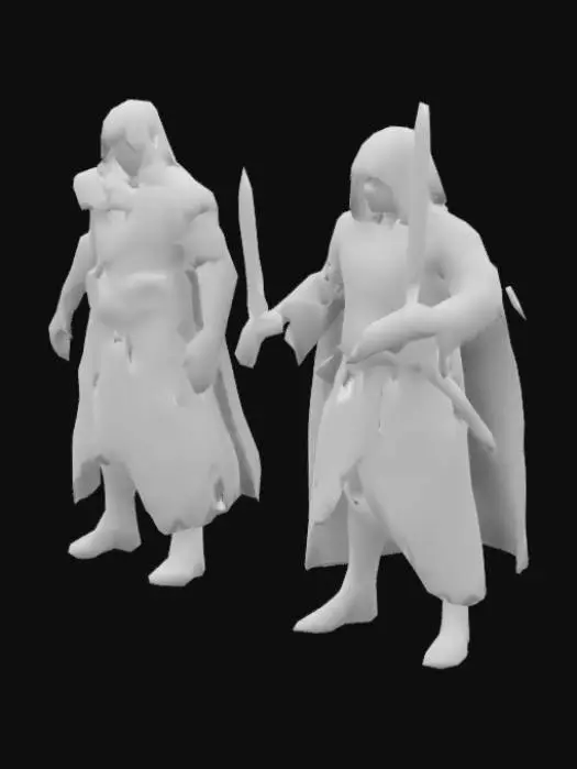 3D model for Create a model of ezio auditore da frinze along with altair from assassins creed