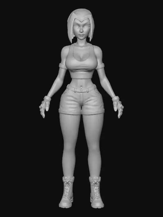 3D model for Camo Warrior