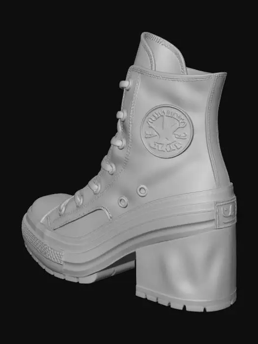 3D model for Converse Women's Chuck 70 Deluxe Heel High-Top Shoes