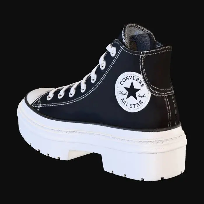 3D model for Lugged Heels Converse Sneaker.