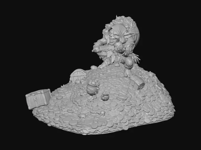 3D model for Goblin's Treasure Hoard
