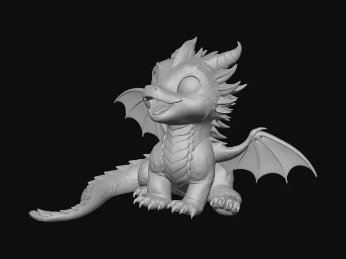 3D model for Whimsical Dragonling Adventure