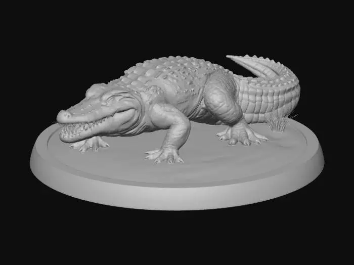 3D model for Armored Crocodile