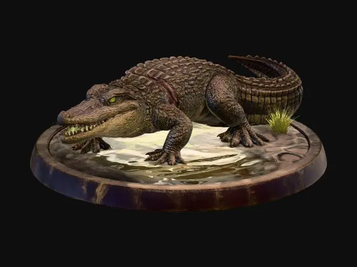 3D model for Armored Crocodile
