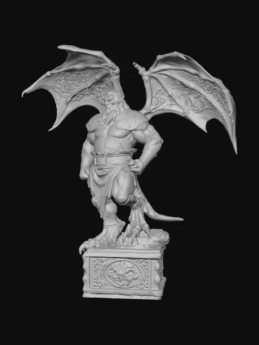 3D model for gargoyle god