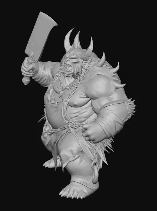 3D model for Demonic Butcher