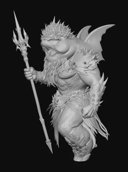 3D model for Triton Fury