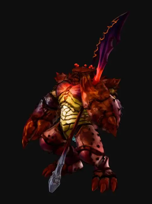 3D model for Guardian of the Abyss