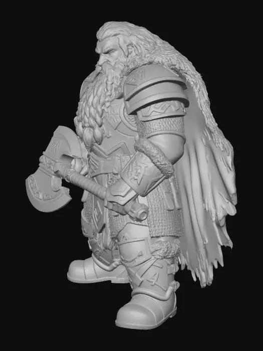 3D model for gimli lord of the ring