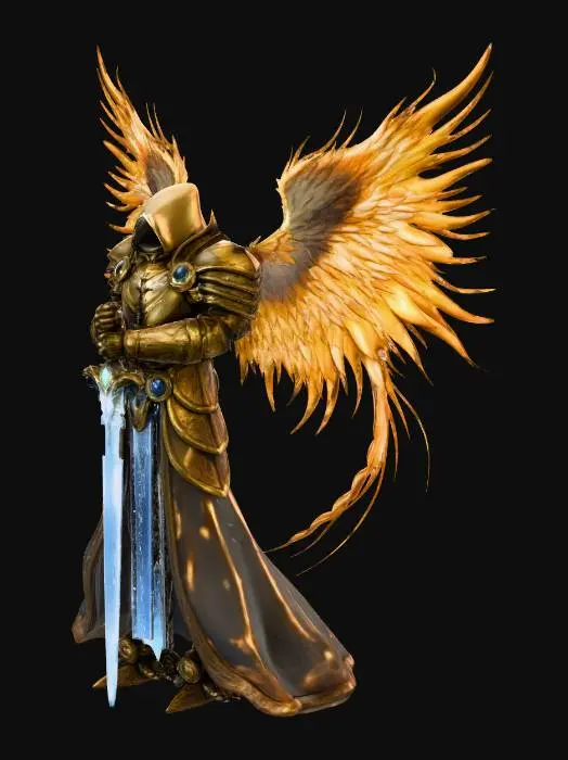 3D model for tyrael diablo