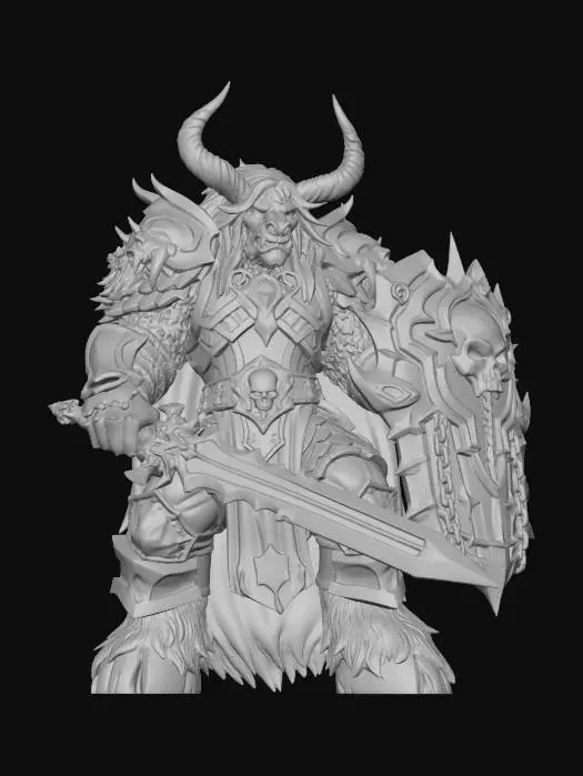 3D model for Minotaur Frost Guardian