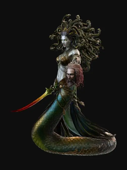 3D model for Medusa's Triumph