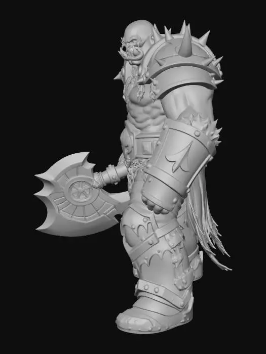 3D model for Garrosh Hellscream